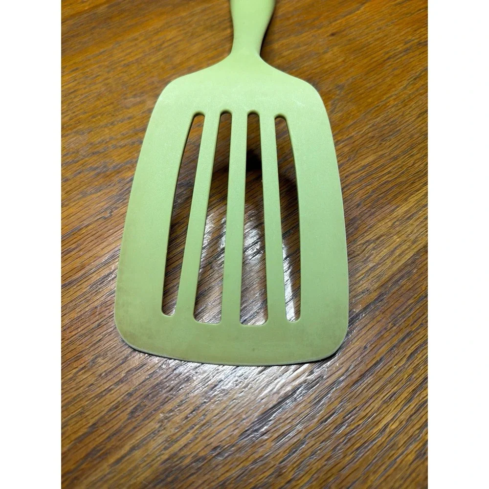 KitchenAid Slotted Spatula Turner Lime Green Nylon Kitchen Utensil 13.5 Inch